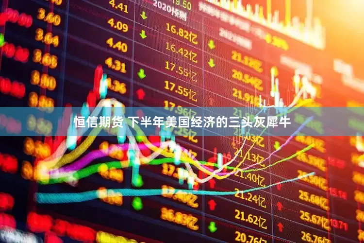 恒信期货 下半年美国经济的三头灰犀牛